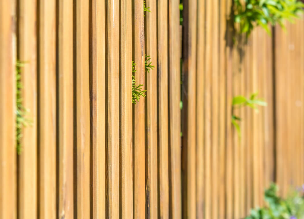 Slatted fence