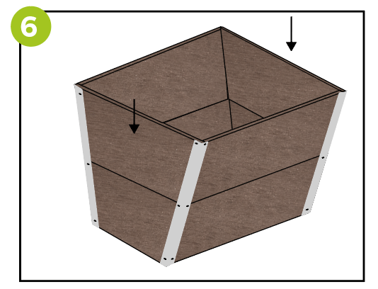 Composite Planter step 6