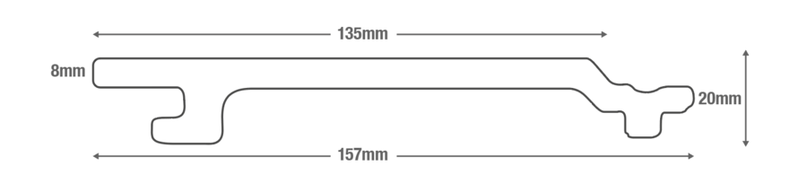 Tongue and Groove Cladding diagram