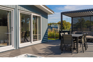 Cladco Signature Composite Decking Boards Insitu
