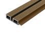 2.5m Slatted Wall Cladding Double End Profile Trim