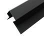 3m Fibre Cement Wall Cladding Asymmetric External Corner Window/Door Trim - Black