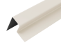 3m Fibre Cement Cladding Wall End Profile Trim - Cream