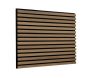 2.4m Acoustic Internal Slatted Wall Panels Antique Oak