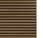2.4m Acoustic Internal Slatted Wall Panels Antique Oak