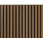 2.4m Acoustic Internal Slatted Wall Panels Antique Oak
