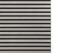 600mm x 600mm Acoustic Internal Slatted Wall Panels - Storm Grey