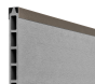 Composite Fencing Steel Rail, Vandyke Brown, 2m long