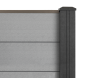 Composite Fencing Steel Rail, Vandyke Brown, 2m long