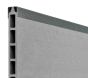 2m Fencing Rail for Signature Composite Fencing Panels - Merlin Grey