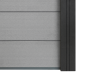 2m Fencing Rail for Signature Composite Fencing Panels - Merlin Grey