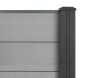 2m Fencing Rail for Signature Composite Fencing Panels - Merlin Grey