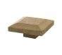 Signature Composite Fence Post Caps - Teak
