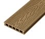 2.4m Woodgrain Effect Reversible Composite Decking Board in Teak