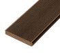 4m Solid Commercial Grade Bullnose Composite Decking Board in Coffee