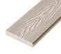 4m Solid Commercial Grade Bullnose Composite Decking Board in Ivory