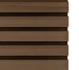 2.5m Composite Slatted Wall Cladding Panels Coffee