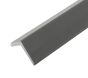 2.5m Composite Slatted Wall Cladding Corner Trim Stone Grey