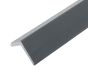 2.5m Composite Slatted Wall Cladding Corner Trim Silver Grey 