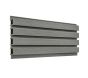 2.5m Composite Slatted Wall Cladding Panels Stone Grey