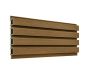 2.5m Composite Slatted Wall Cladding Panels Teak