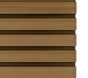 2.5m Composite Slatted Wall Cladding Panels Teak