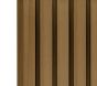 2.5m Composite Slatted Wall Cladding Panels Teak