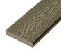 4m Solid Commercial Grade Bullnose Composite Decking Board in Olive Green