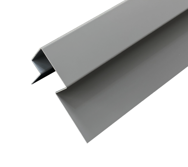 3m Fibre Cement Wall Cladding Asymmetric External Corner Window/Door Trim - Granite 