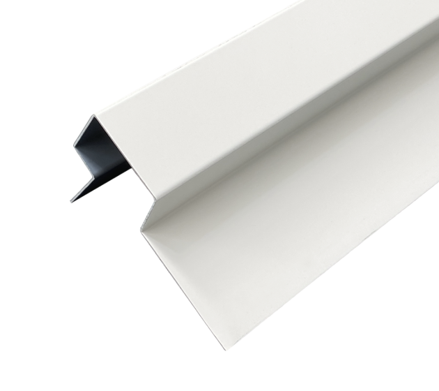 3m Fibre Cement Wall Cladding Asymmetric External Corner Window/Door Trim - White 