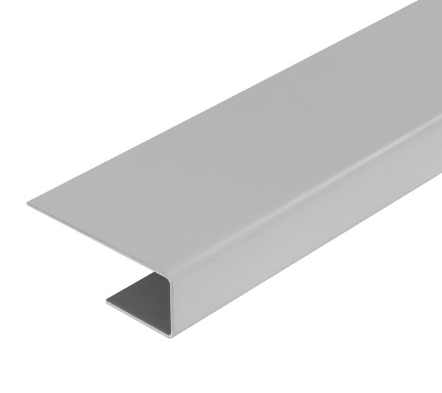 3m Fibre Cement Double Board Connection Profile Trim - Light Grey