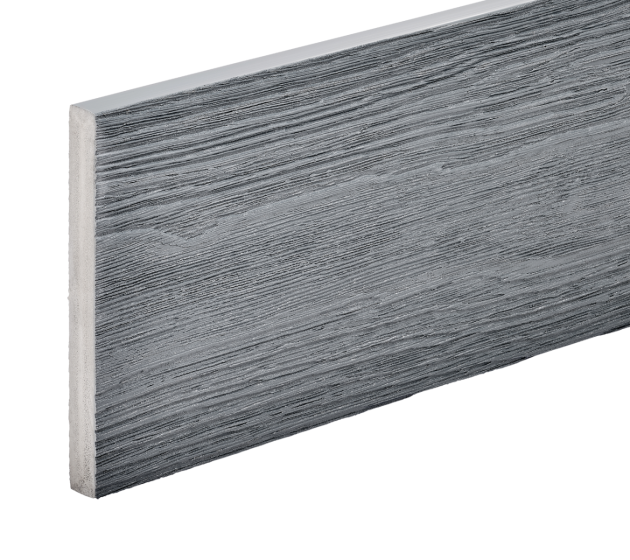 3.6m Nordeck Woodgrain Effect Fascia Board - Ash Grey