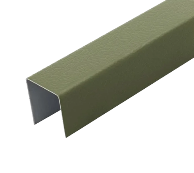 2m Fencing Rail for Signature Composite Fencing Panels - Olive Green
