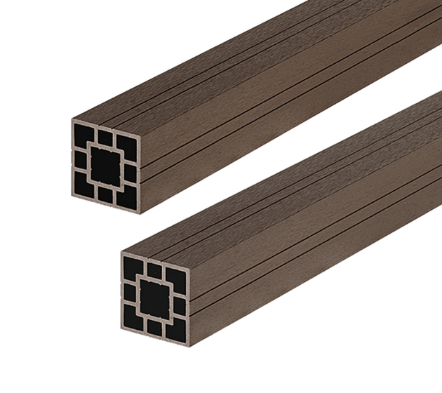 3m Signature Composite Fence Panel Posts - Coffee