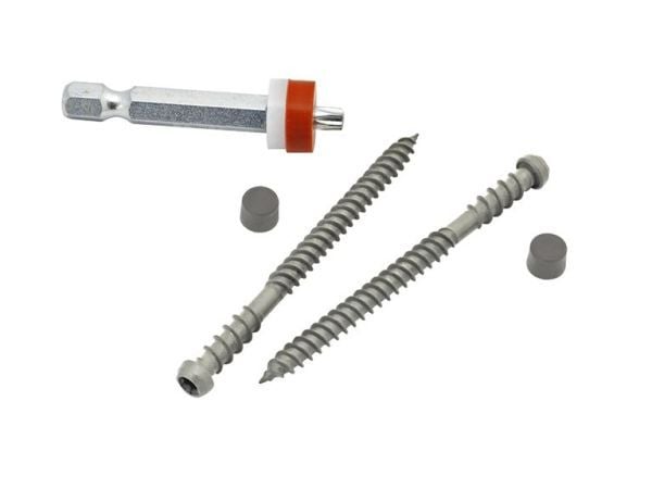 65mm Hidden Deck Fasteners for PVC & Composite Decking (Pack of 100)