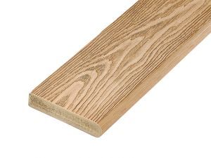 PVC-ASA Bullnose board 150x32mm Woodgrain sanding Cedar wood 3.6m