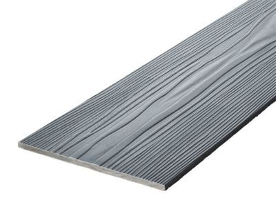 Fibre Cement Wall Cladding, Slate woodgrain 210mm x 8mm, 3.66m length