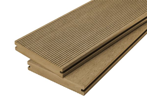 4m Solid Composite Decking Board