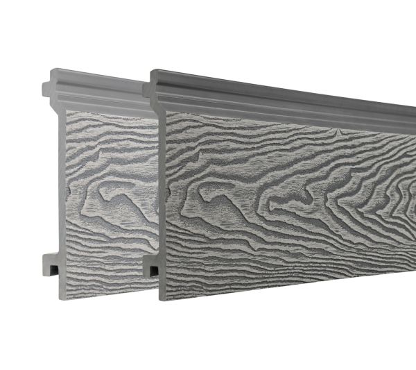 3.6m Mixed Grey Composite Woodgrain Cladding Boards