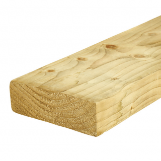 C24 Sawn Green Treated Timber Decking Joist 47mm x 150mm