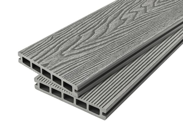 2.4m Woodgrain Effect Reversible Composite Decking Board