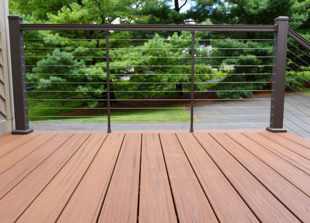 Wire and Cable Steel Deck Railing