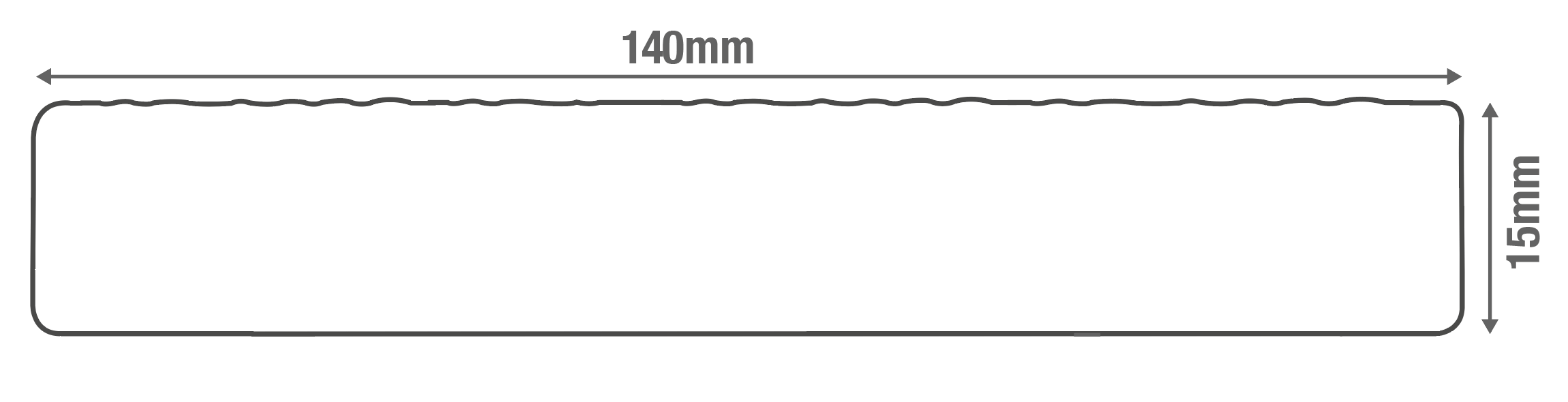 Capstock PVC-ASA Woodgrain Effect Premium Grade Bullnose Fascia Board Diagram