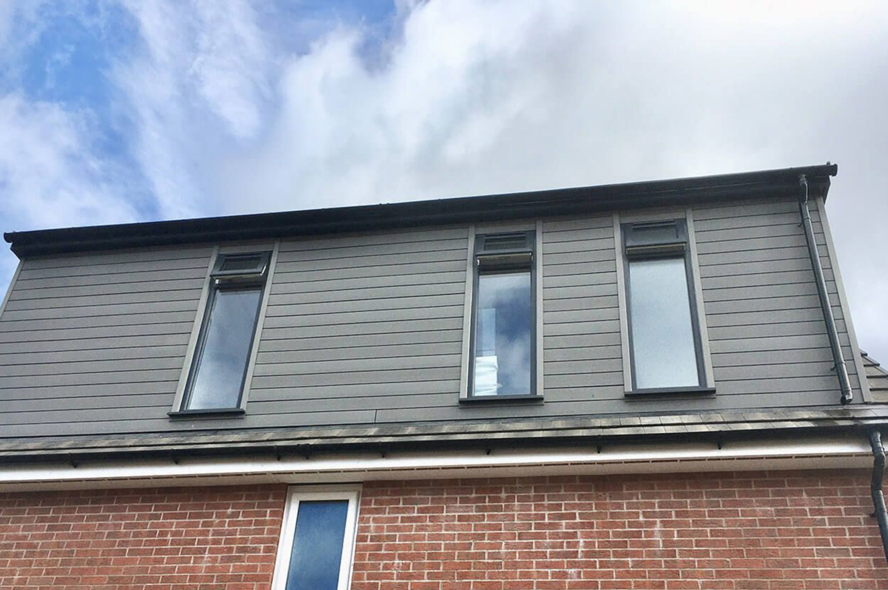 Double Dormer Loft Conversion Project | Cladco Composite Wall Cladding | WD Building and Loft Conversions
