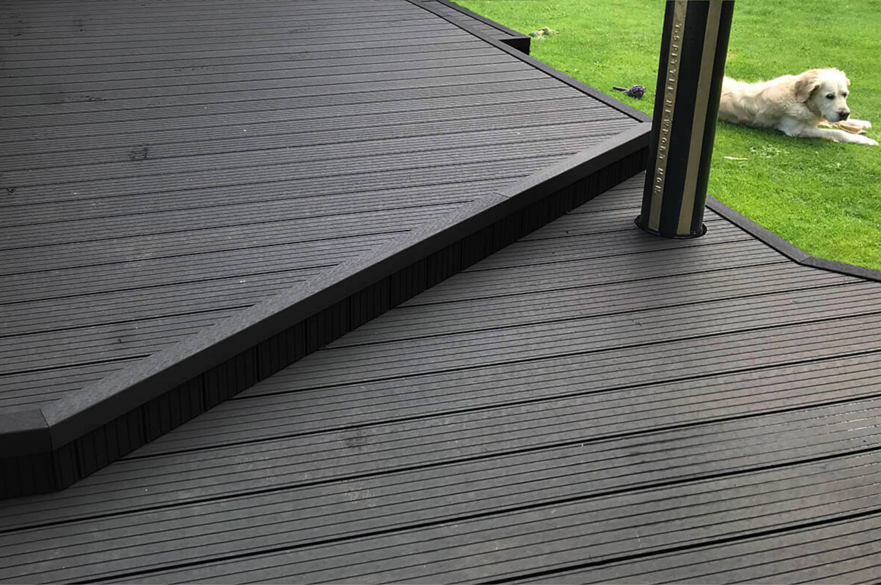  Cladco Composite Decking Boards in Charcoal 