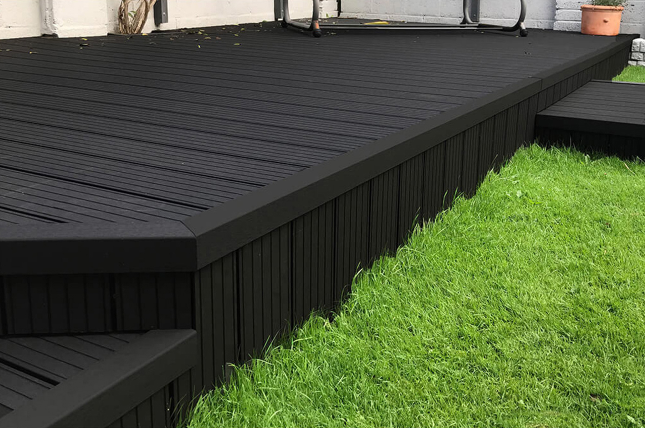  Cladco Composite Decking Boards in Charcoal 