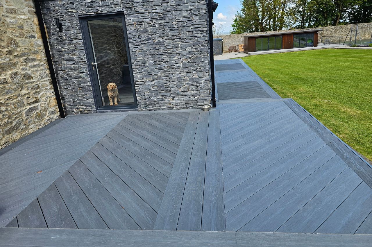  Trendy Natural Cabin | Millboard Board & Batten Cladding In Golden Oak