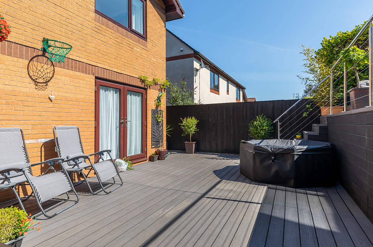 Coastal Garden Retreat | Cladco Woodgrain Composite Decking Design