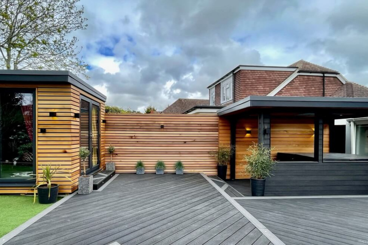 Logan Carpentry refreshes this unique outdoor space with Cladco Composite Decking and Wall Cladding
