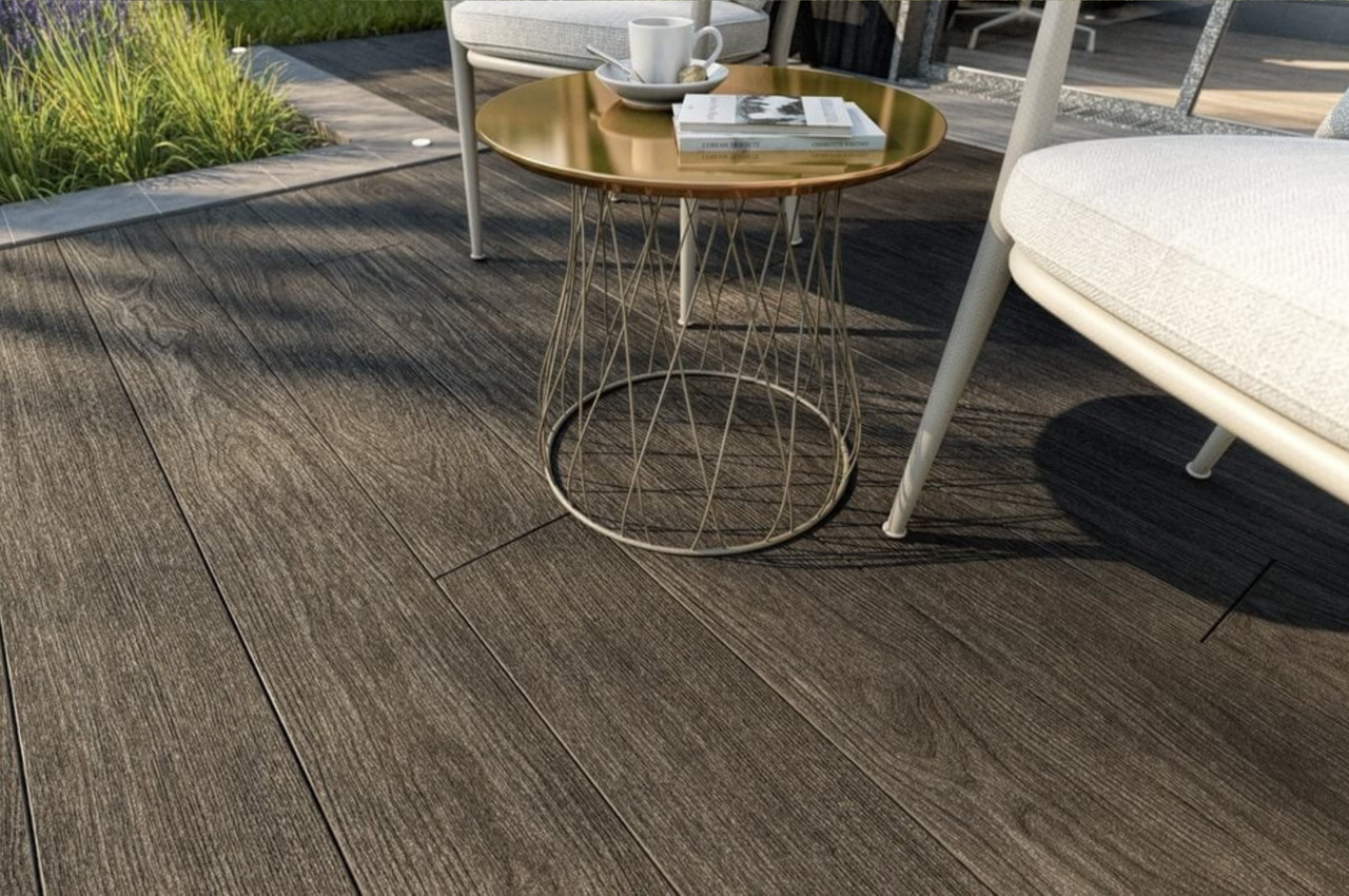 Premium Nordeck Decking looks and feels great underfoot